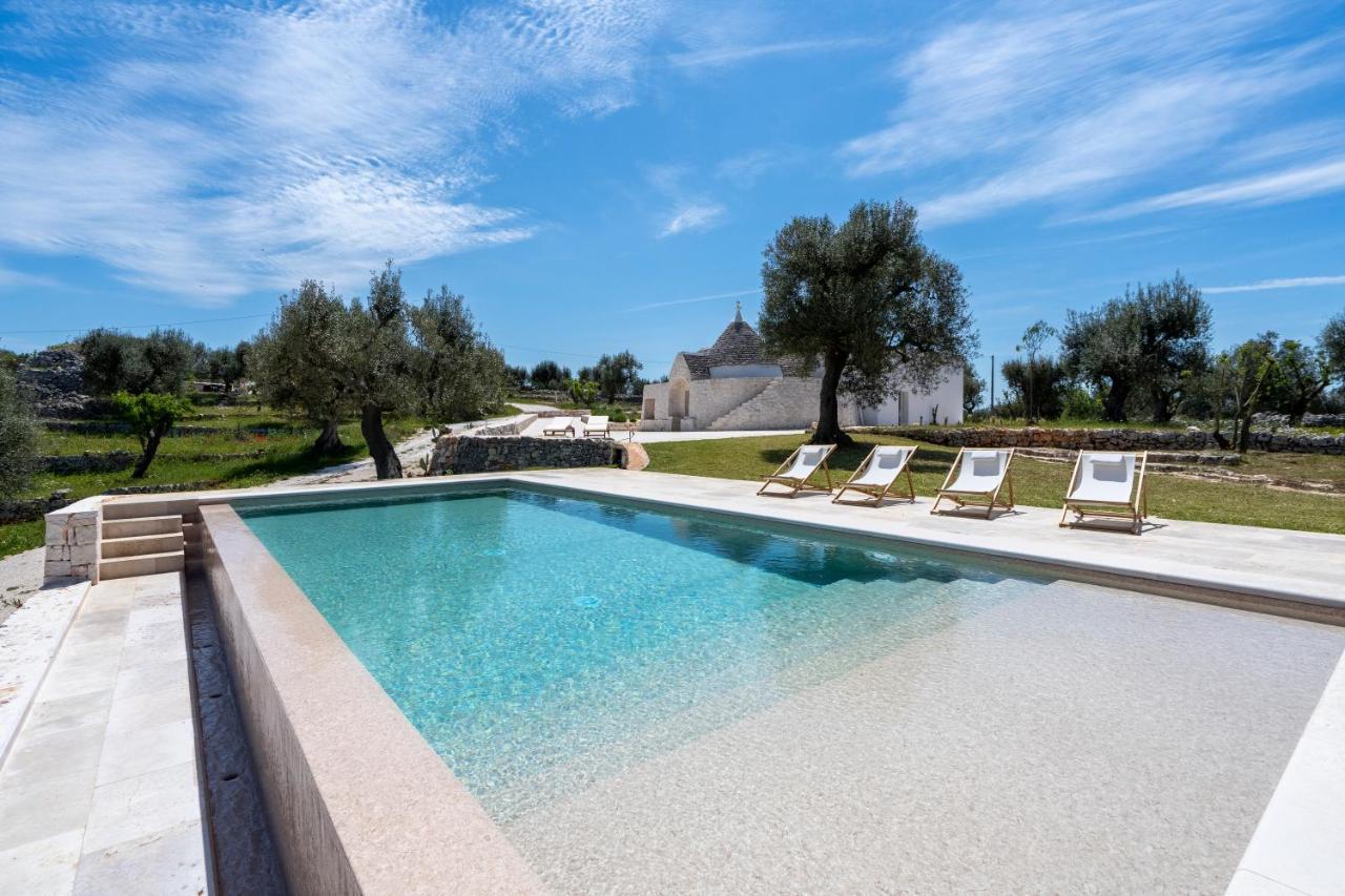 Trulli Cicerali , Trulli Design Con Piscina Panoramica Villa Ostuni Dış mekan fotoğraf