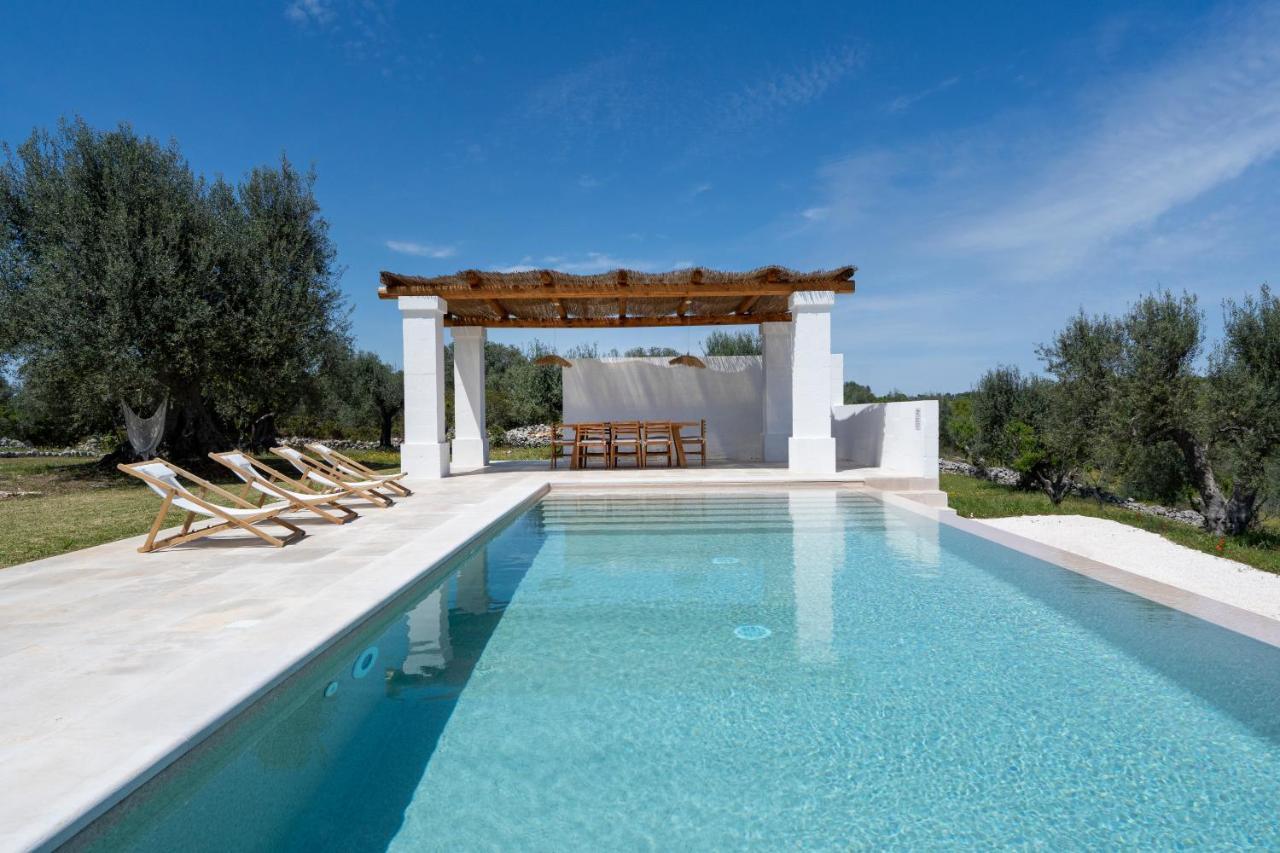 Trulli Cicerali , Trulli Design Con Piscina Panoramica Villa Ostuni Dış mekan fotoğraf
